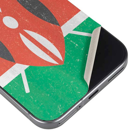 Kenya Flag Distressed Google Pixel 9 Skin